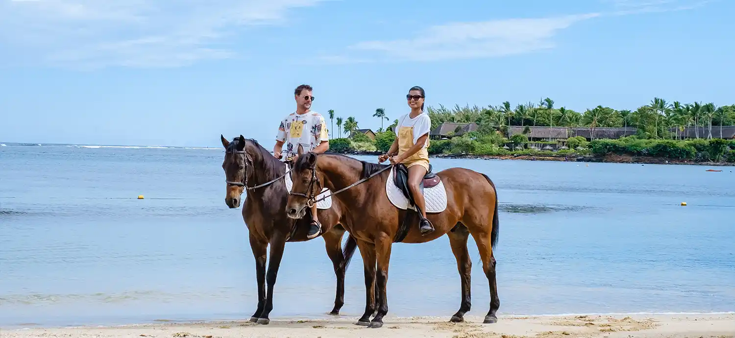 DAY 5: Sunset Horseback Riding on Long Bay Beach | AquaJade Travel Agency